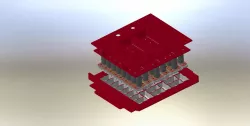 Wave "S" Sidewalk tiles molud for VIBROPRESS / PAVER_BLOCK MAKING MACHINE