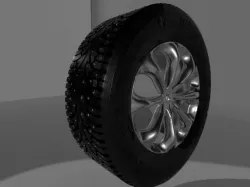 wheel 3D model