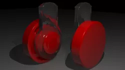 Wheel for furniture pieces