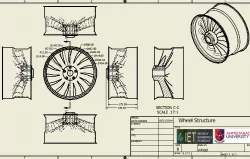 wheel structure sheet