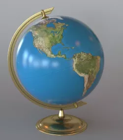 World globe 3D model