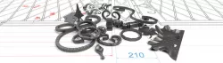Wrought iron elements