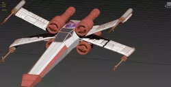 X-Wing 3D model