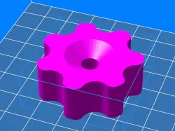 Z-Axis Knob for Printrbot Simple