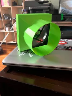 120mm Case Fan to 4"ID Exhaust