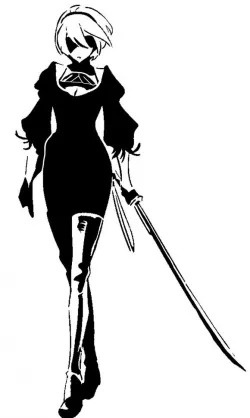 2B Nier Automata stencil