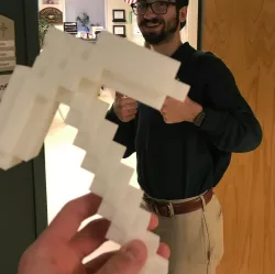 3D Minecraft Pickaxe