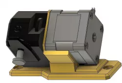45° Bracket for Bondtech Extruder (3030 Extrusion) for Hypercube Evolution RS