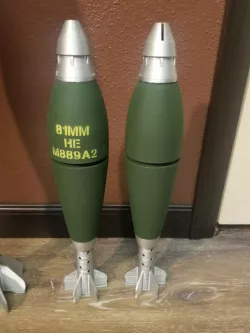 81mm Mortar - Piggy Bank