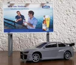 Advertising Wall/ Werbewand in 1:43 for Sturmkind DR!FT