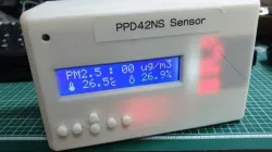 Arduino uno & lcd keyapd shield Cover for PPD42NS and DHT22