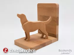Bookends Labrador (cnc)