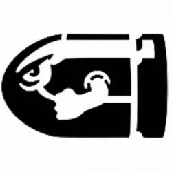 Bullet Bill stencil