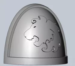 Celestial Lions shoulderpad Warhammer 40k