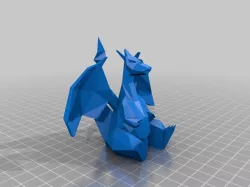 Charizard Low-Poly Pokemon EDITED