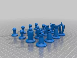 chess - full set pieces