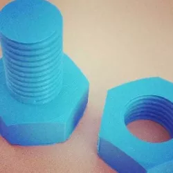 Conjunto tornillo-tuerca