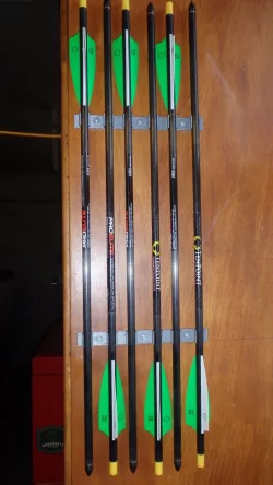 Crossbow arrow holder