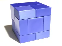 Cube-16 - Interlocking puzzle by Stewart Coffin (STC #205)