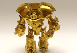 Golden Tower of Power Mausoleum Walker