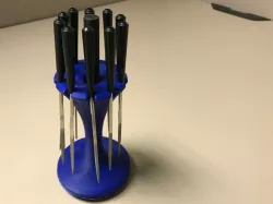 Holder for Harbor Freight mini diamond file set.