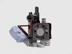 Hypercube carriage X  with magnet