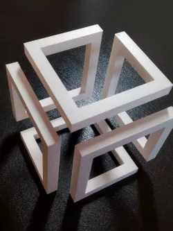 Infinity cube - easy print, no support