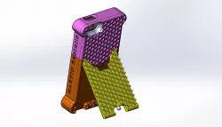 iPhone 6 SE Case with seamless integrated Flip out Stand