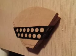 Kaffeefilterhalter zum Anschrauben - Coffee Filter Holder with Screw Holes