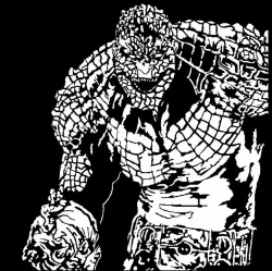 Killer Croc stencil