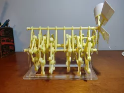 Laser Cut Stand for the Gakken Strandbeest Model Kit