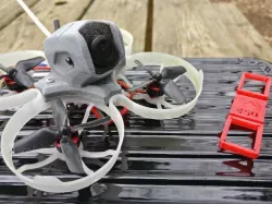 Mobula7 to Beta75 frame adaptor for 2S lipo (remix) 