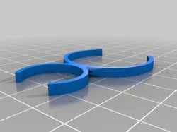 My Customized C0C0Chane1: a parametric double pipe clamp