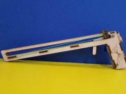 Paper airplane launcher (gun)