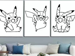 Pikachu pokemon decoration (no support needed)