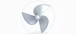 RC Boat Propeller 3 Blade d=4mm D=55mm P=50mm DriveDog