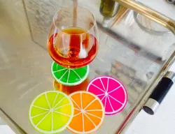 Remixed Citrus Coaster