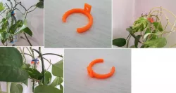 Ring holder for plastic bottle to make  wall hanging flower pot
