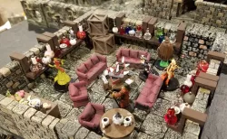 Shelves - 28mm - to hang on Dwarven Forge or FDG Dragonlock tile walls