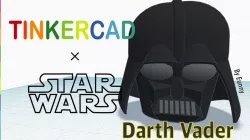 Simple Darth Vader with Tinkercad
