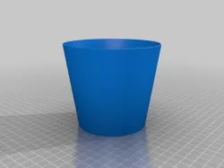 Simple flower pot liner