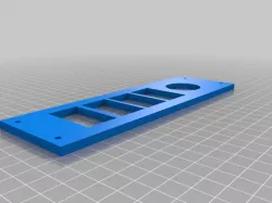 Single Din Rocker Switch Panel