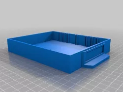 Small Parts Organizer Bin (1" x 5" x 6" outer box dimensions)