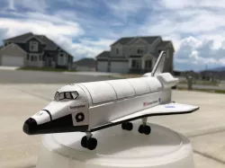 Space Shuttle Model Rocket (based on Estes Baby Bertha)