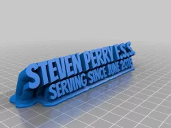 Steven Perry Name Plate