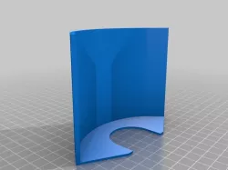 Stitch lithophane for a pendand light