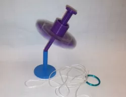 String-Powered Spinner Gyroscope Using 608 Bearings