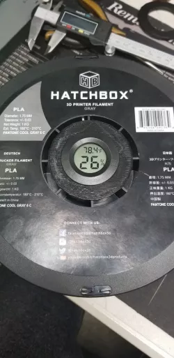 Temperature and Humidity sensor adapter for spools