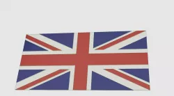 Union Jack 3 Color Print  - Bleed Test