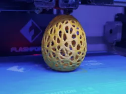 Voronoi-styled egg